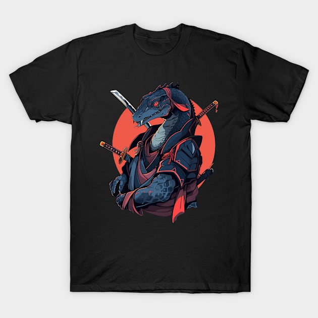 lizard warrior T-Shirt by fancy ghost